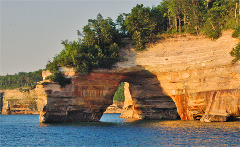 Pictured Rocks Lovers Leap